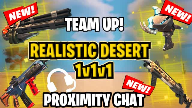REALISTIC DESERT 1v1v1 FFA