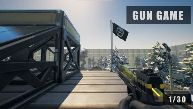 FIRST PERSON GUN GAME - MILITARY BASE