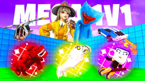MEGA 1v1 FFA - ALL GUNS & RIDES
