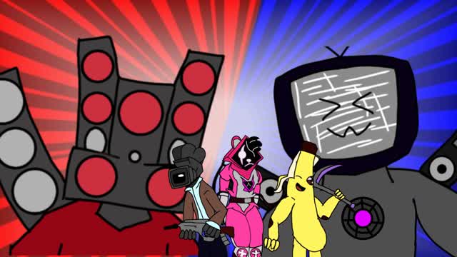 (CRAZY) đș TV Man VS đ Speakerman