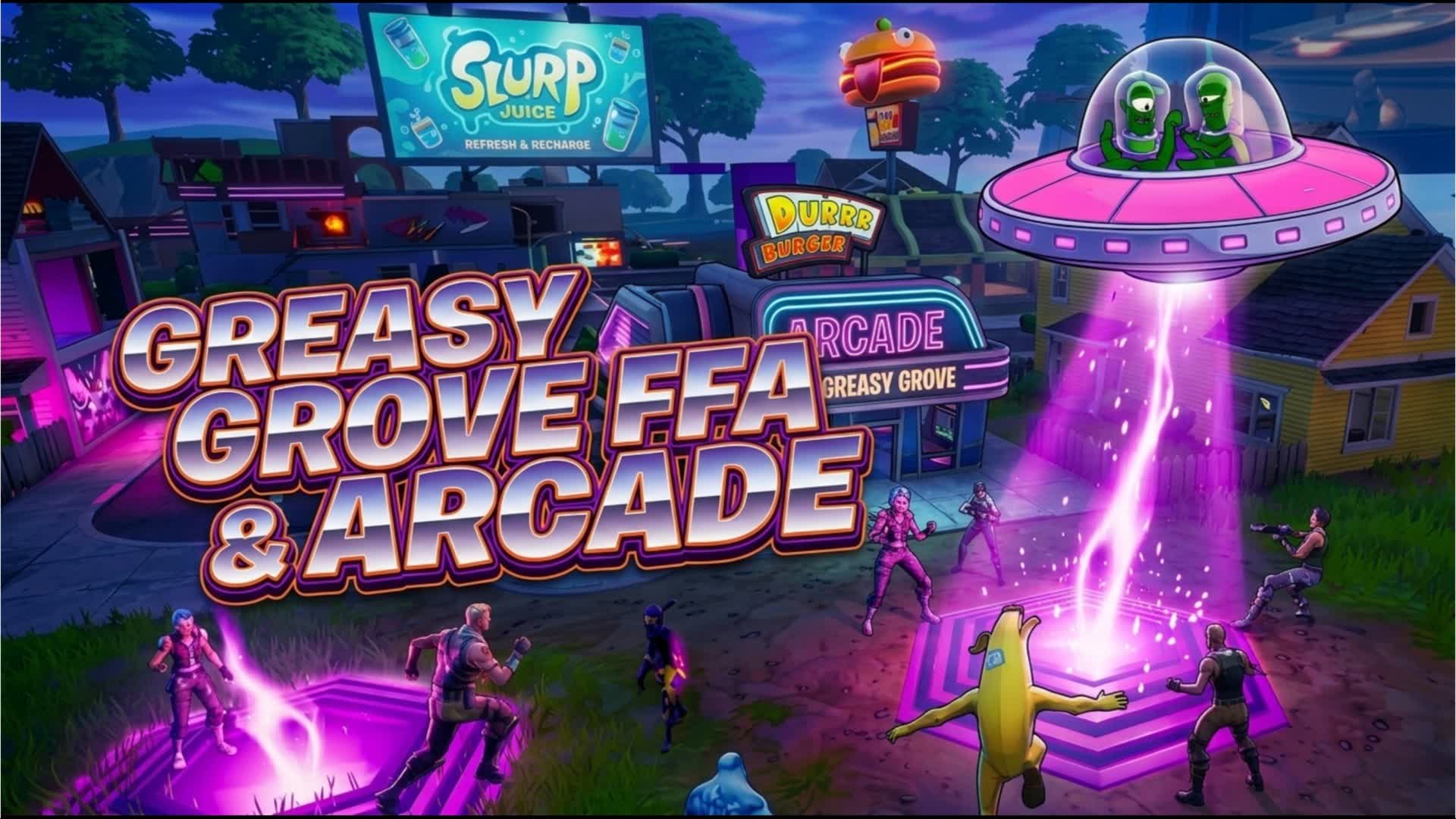 *New*🛢Greasy Wrld 🌍 TRIPPIE FFA 🤪 — Fortnite island 4771-8830-5061 by AlienOnTheBlock