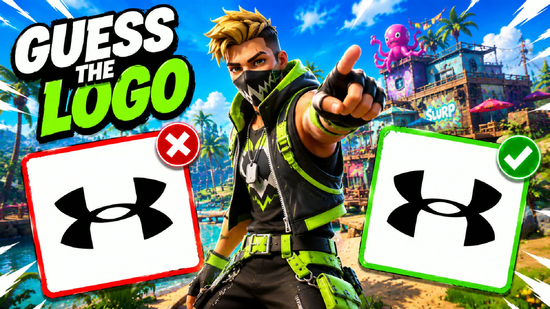 GUESS LOGO 🔎 PARKOUR OBBY