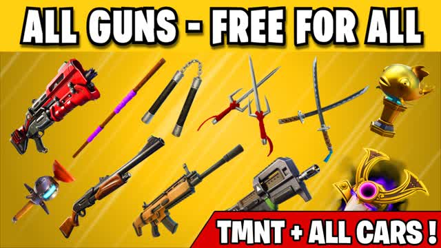 TMNT ⭐ALL GUNS - FREE FOR ALL (ALL CARS)