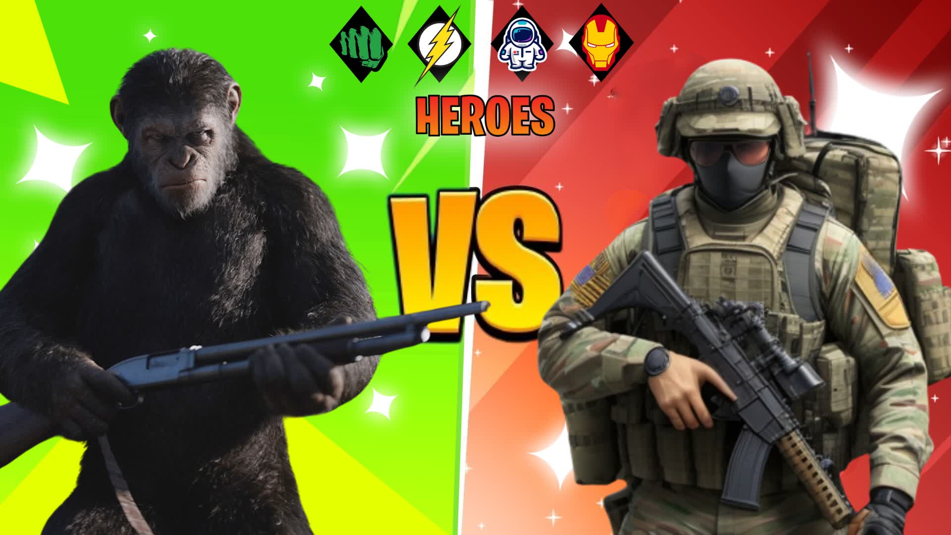 🐵MONKEYS VS HUMANS👮‍♂️