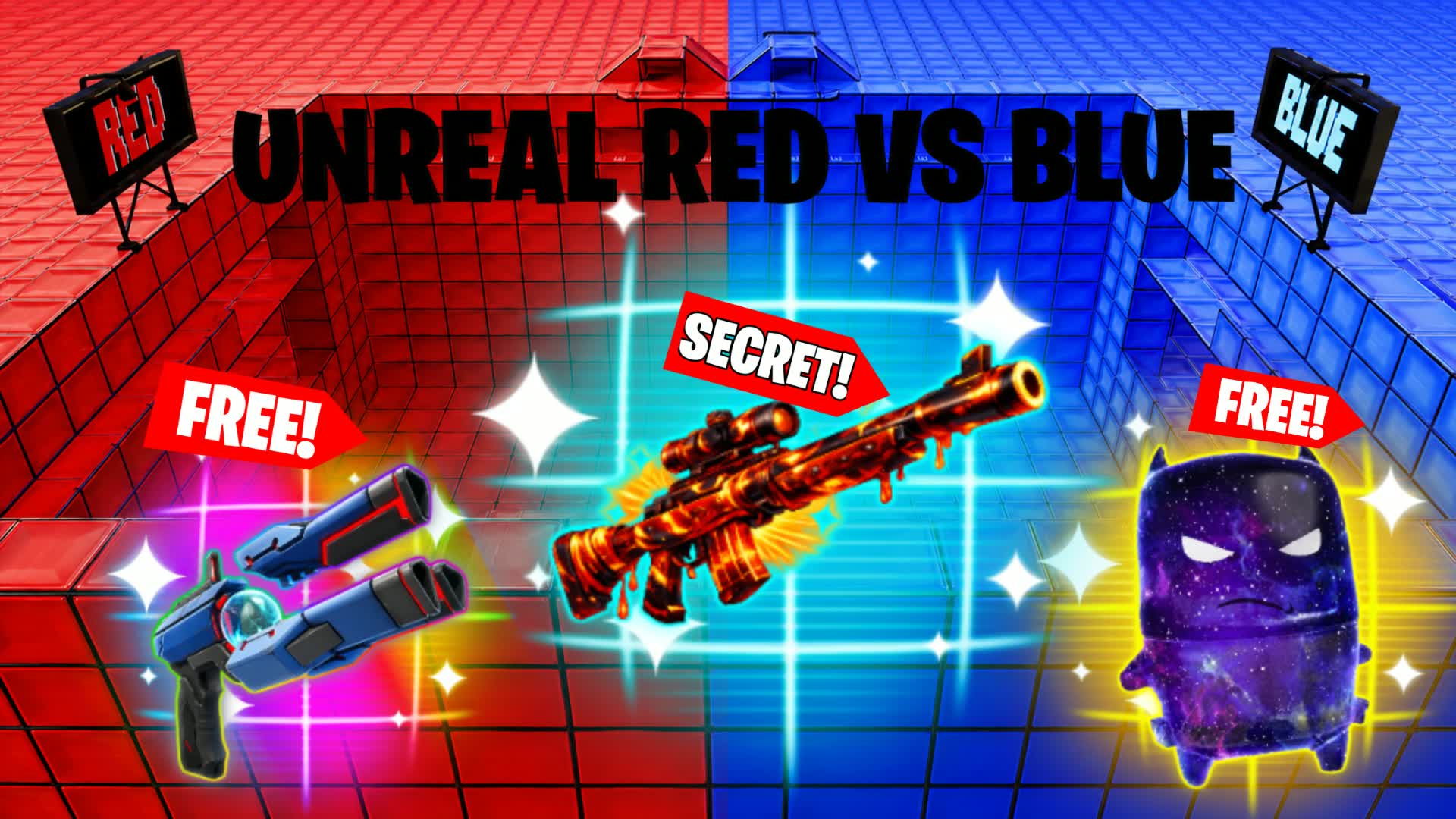 UNREAL RED VS BLUE FFA