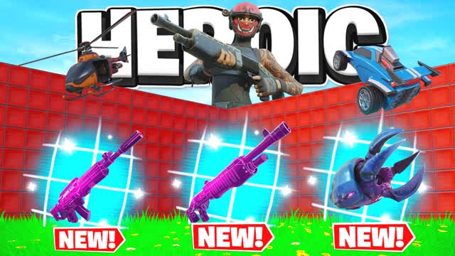 HEROIC RED VS BLUE ARENA 🦸 🔴🔵