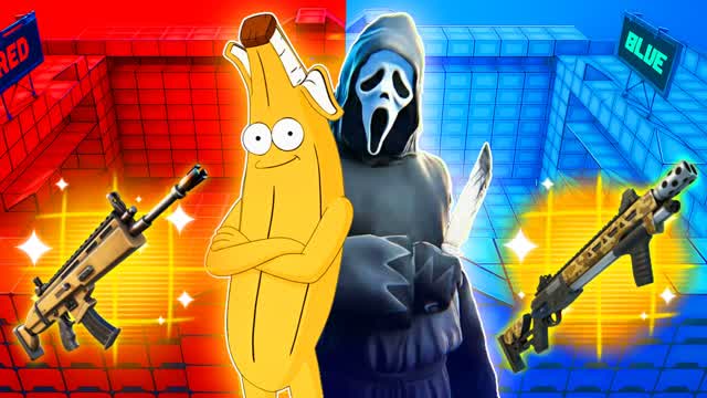 CRAZY BANANA RED VS BLUE🔴🔵 KALLINORLUL