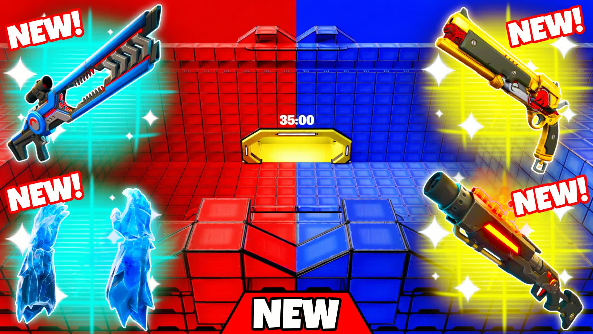 CHAOTIC RED VS BLUE 🔴🔵