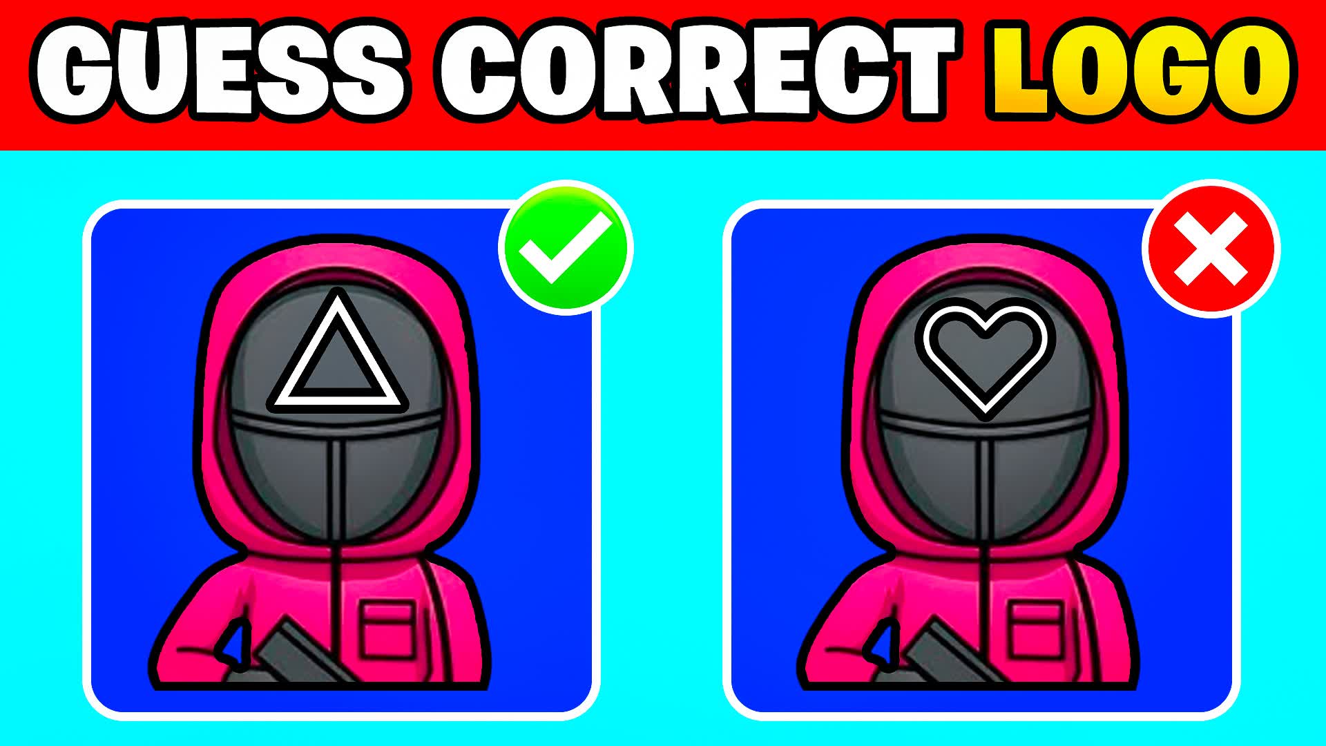 GUESS SQUID GAME LOGO🔎 PARKOUR MINIGAME