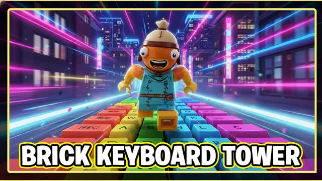Brick Keyboard Tower ASMR