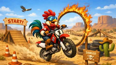Desert Motobike course