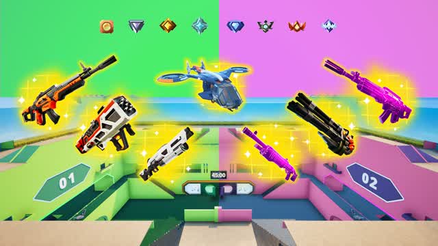 SQUID GAME 🟢🟣 – TEAM 01 VS TEAM 02 ⭐