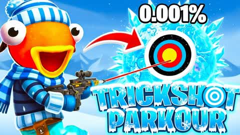 ❄️EASY WINTER TRICK SHOT PARKOUR 🎯100