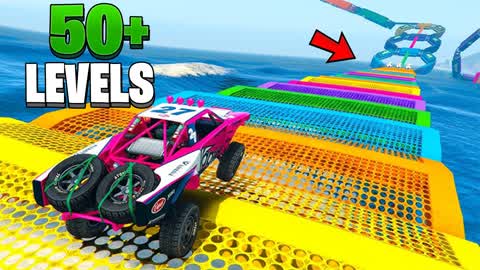 🌈FUNNY OBBY CAR PARKOUR!🌈