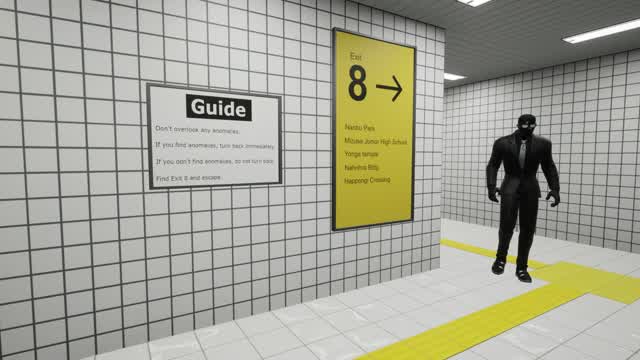 The Exit 8 escape room! ８番出口 エスケープルーム