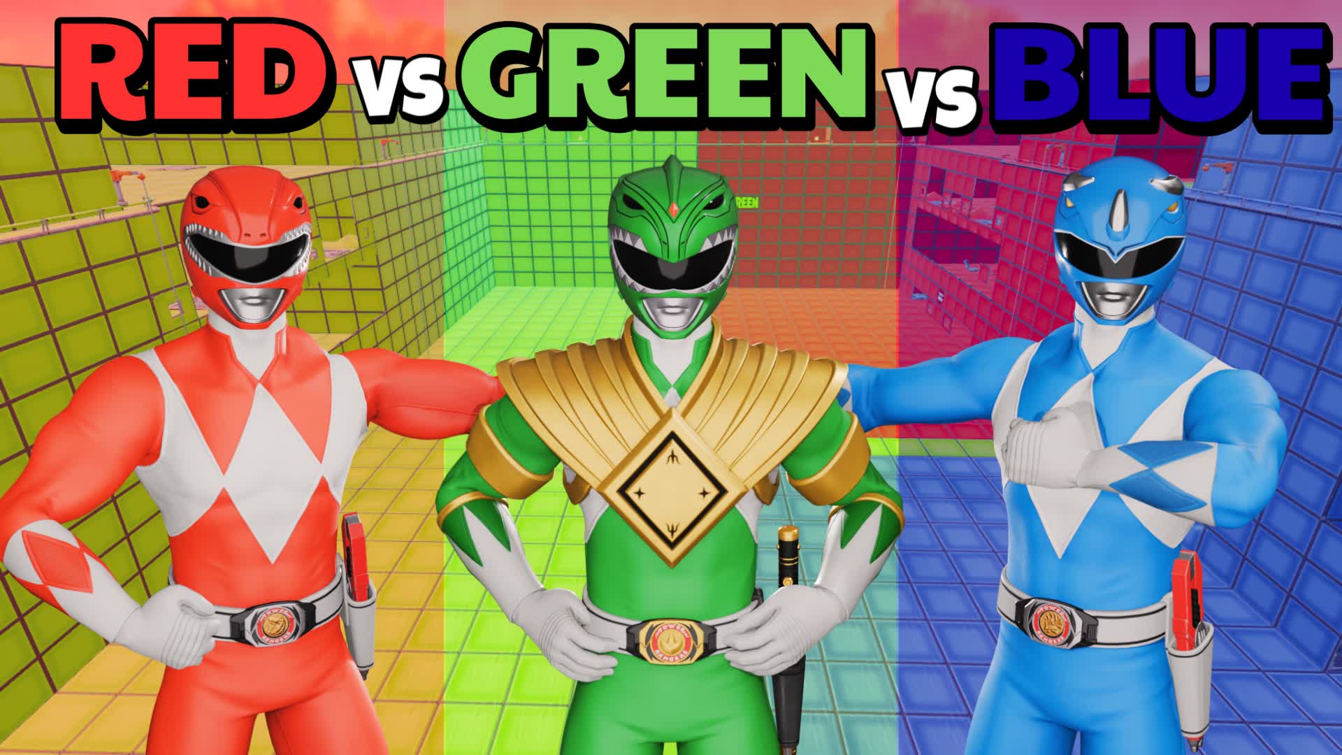 RED VS BLUE VS GREEN 🔴🔵🟢
