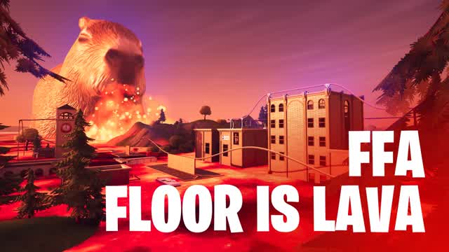 🌋FLOOR is LAVA - Tilted Towers🔥