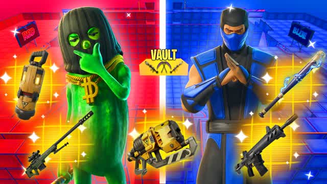 MEGA RED VS BLUE HEROES 🔴🔵