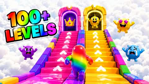 🌈FALL GUYS EASY OBBY 100+🌈