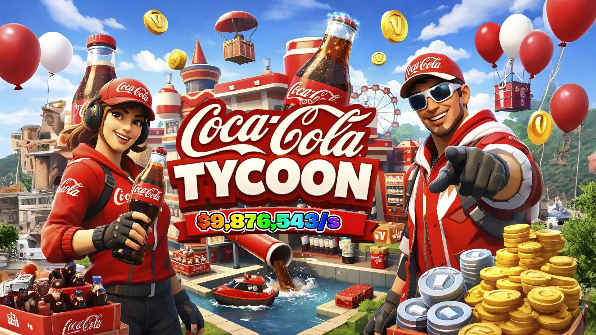 Coca Cola Tycoon 🥤 Soda Refresco Tower (Fortnite) | Game Database & Information - fortnite