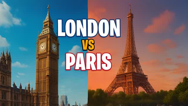 LONDON vs PARIS CITY FIGHT 🔫GUN LONDRES