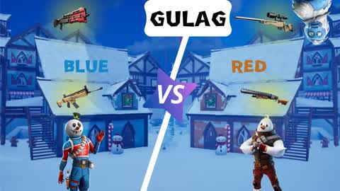Goulag Bleu VS Rouge - Village de Noël
