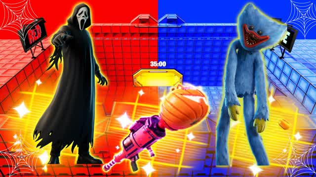 GHOSTFACE VS HUGGYWUGGY RED VS BLUE 🔴🔵