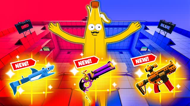 BANANA RED VS BLUE 🔴🔵 SECRET WEAPONS