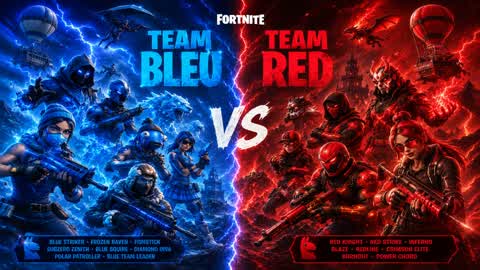 TEAM RED VS TEAM BLEU