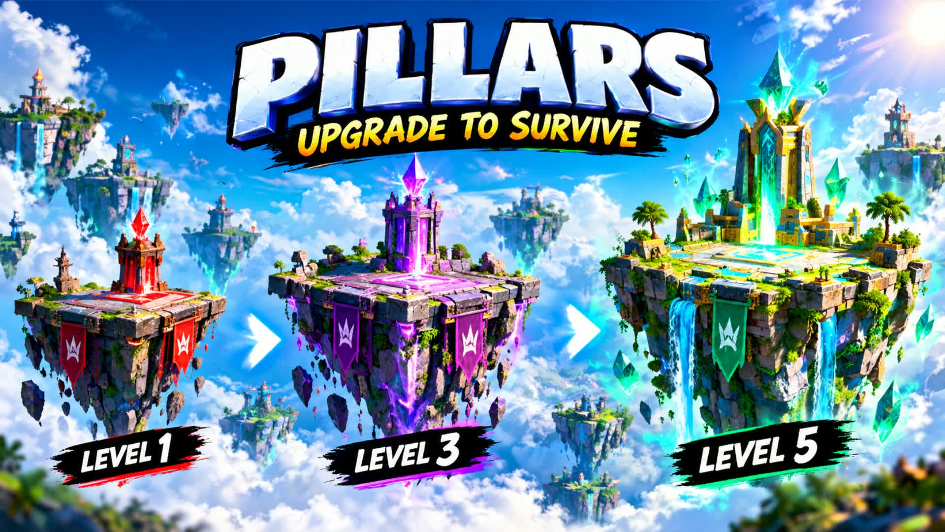 PILLARS: UPGRADE TO SURVIVE - Fortnite island 4474-7303-4923 by C410zx