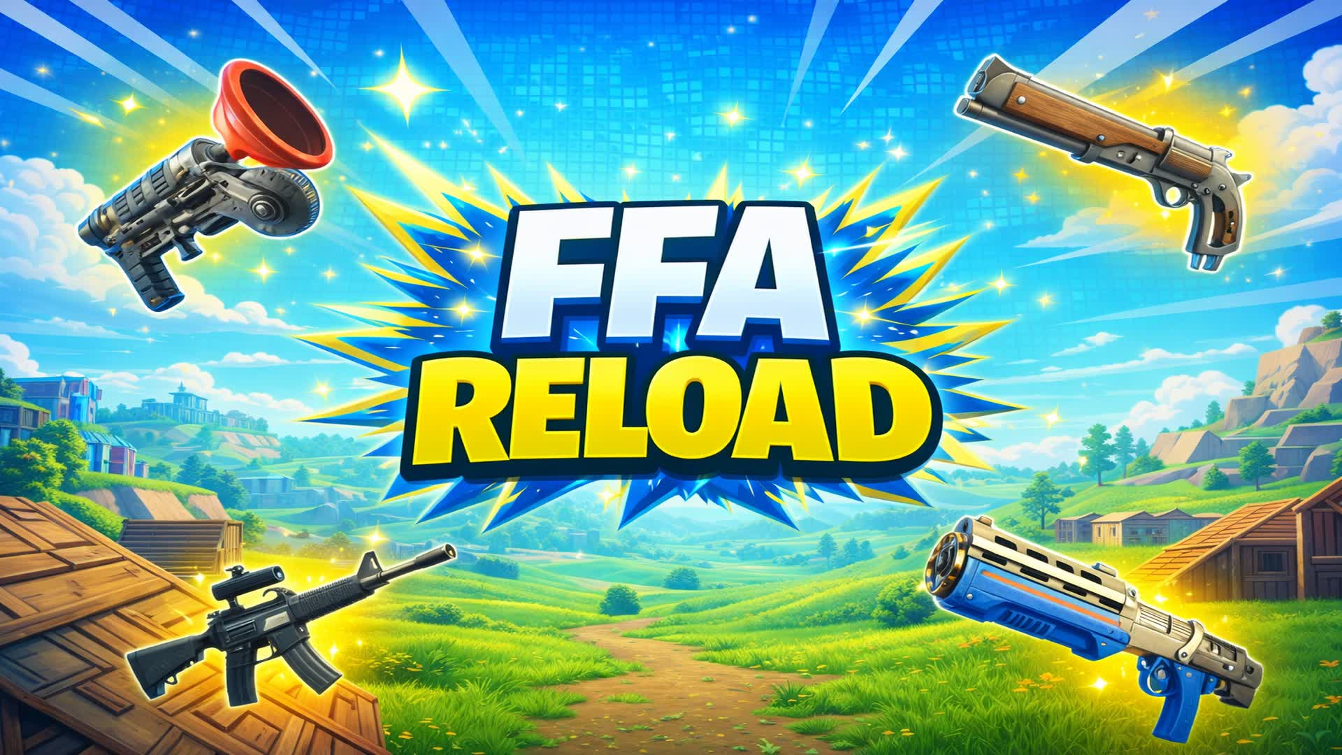 1v1v1 Reload FFA Zonewars 1v1!🔫