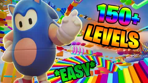 🌈 FALL GUYS 150+ CRAZY OBBY PARKOUR🏆