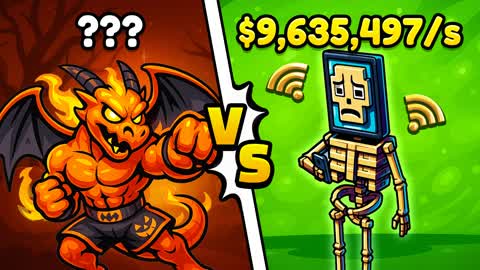 DRAGONS VS BRAINROTS plants vs brainrots