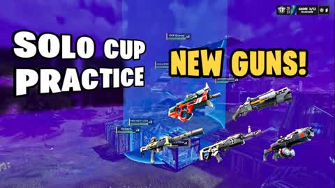 SOLO CUP PRACTICE! 🏆