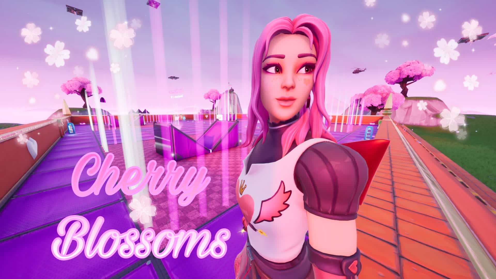 1v1 Cherry Blossoms 5285 8975 9899 By Bbydoll Fortnite Creative Map 