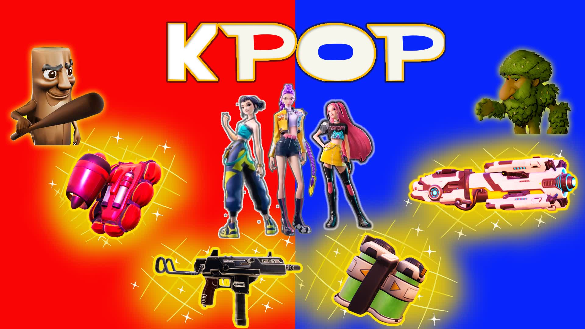 🔴SUPER RED VS BLUE K-POP FUN🔵