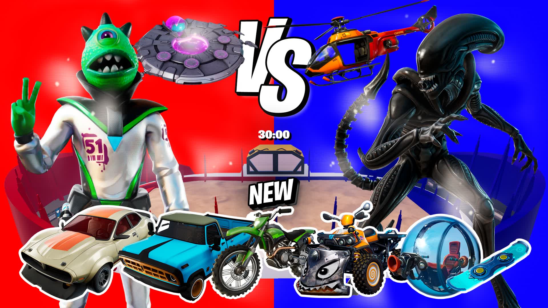 MEGA GALACTIC RED VS BLUE ๐ด๐ต