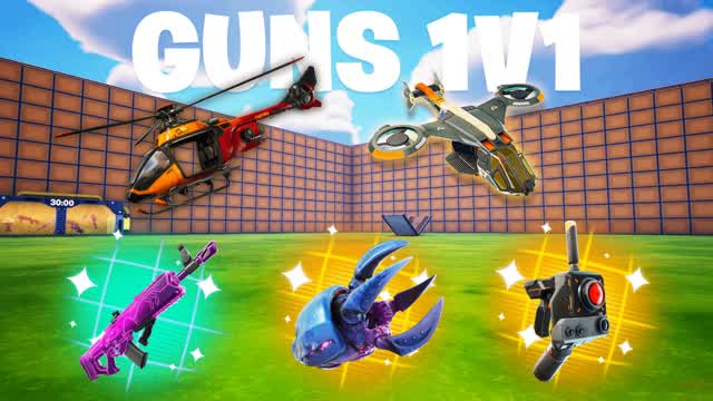 ALL GUNS & VEHICLES 1V1 SUPER FFA