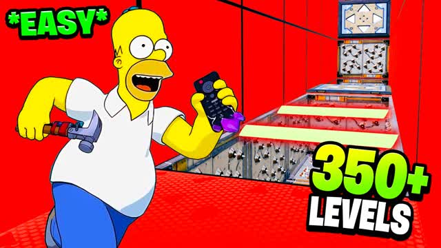 THE SIMPSONS EASY PARKOUR 350+ LEVELS⭐️