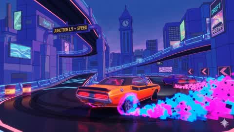 SYNTHWAVE DRIFT: PIXEL STREETS 📼