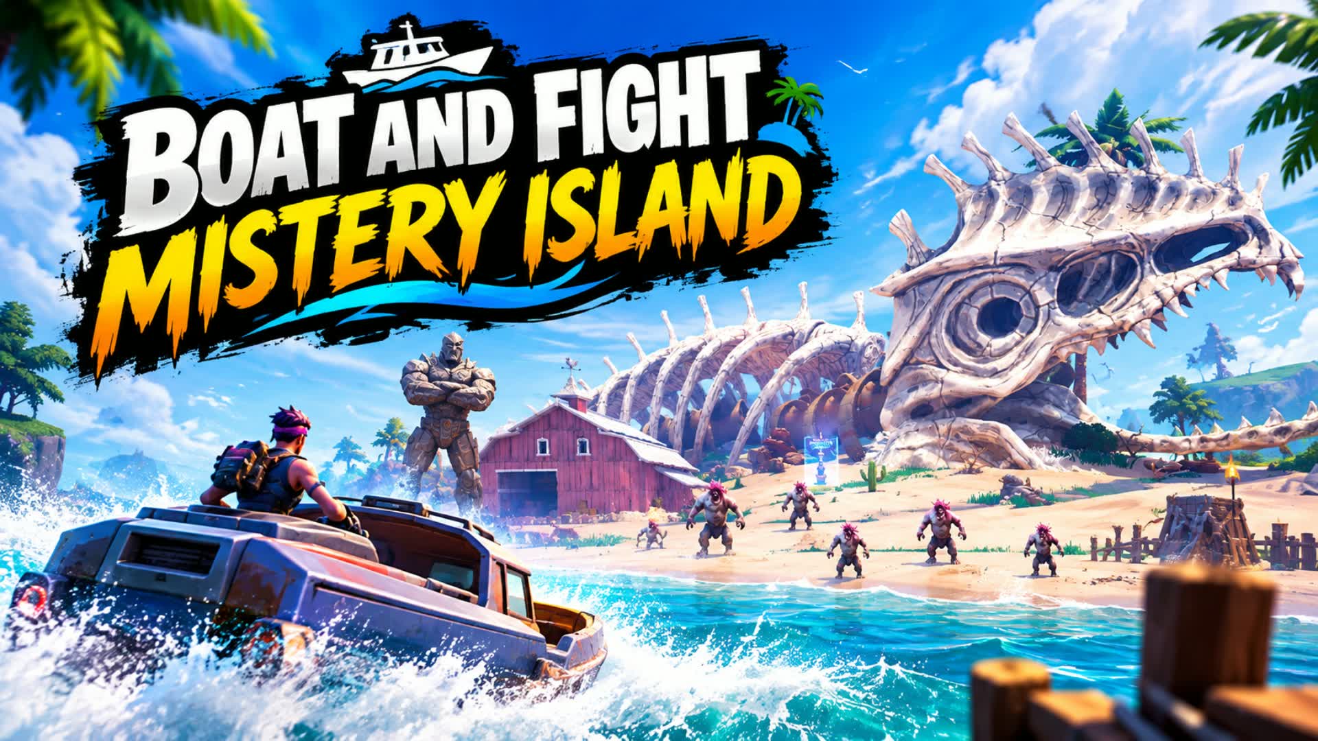 Boat and Fight - Mystery Island - Fortnite island 3759-9606-3140 by Nr_games7