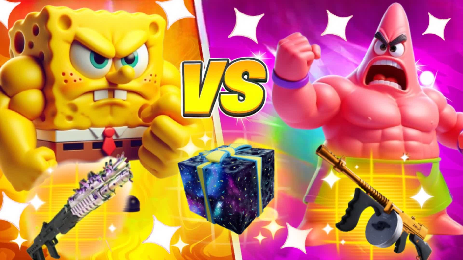 🧽SPONGEBOB VS PATRICK🦑RED VS BLUE🔴🔵
