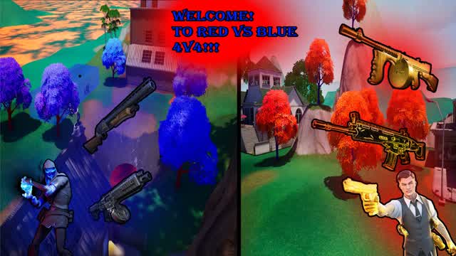 4V4 RED VS BLUE