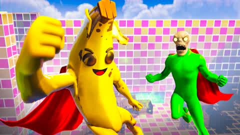 🍌 PEELY VS ZOMBIE 🧟‍♂️ HEROES 🦸‍♂️ 7870-2365-3699 by carlox