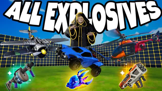 ALL EXPLOSIVES & VEHICLES 1V1