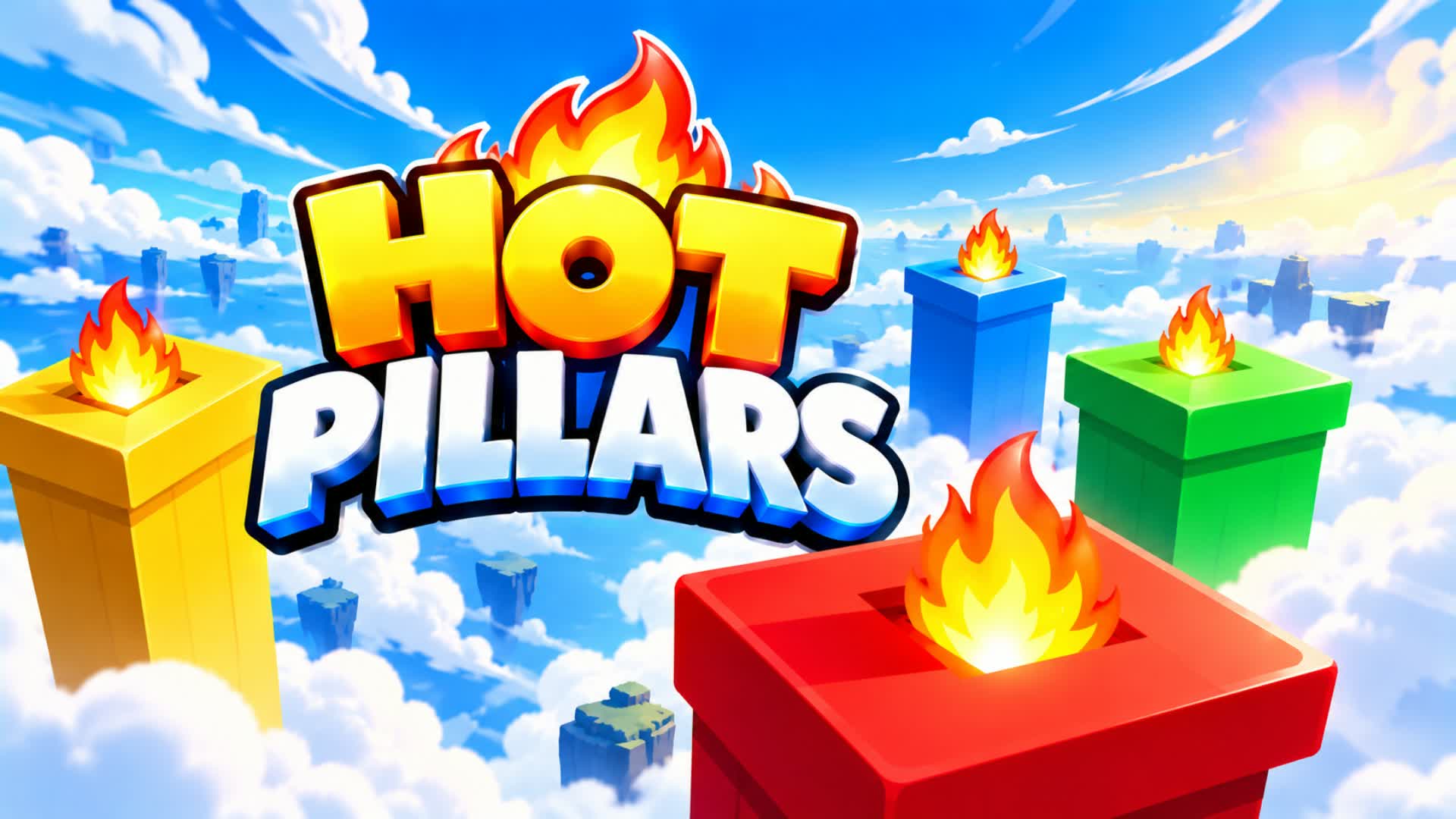 HOT PILLARS, Fortnite island 3304-8138-5370 by lumenstudio