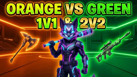 Orange vs Green: 1v1 & 2v2