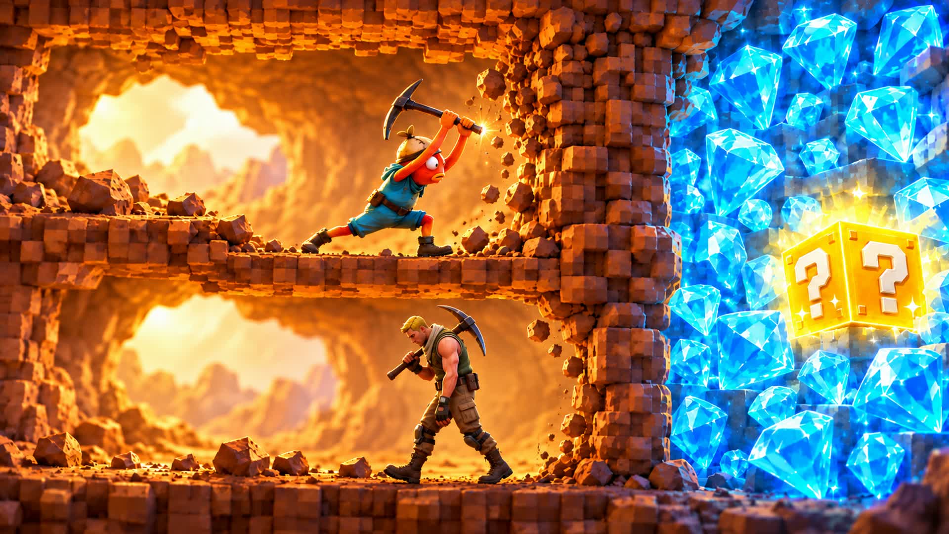 ⛏️ +1 Meter deeper each second