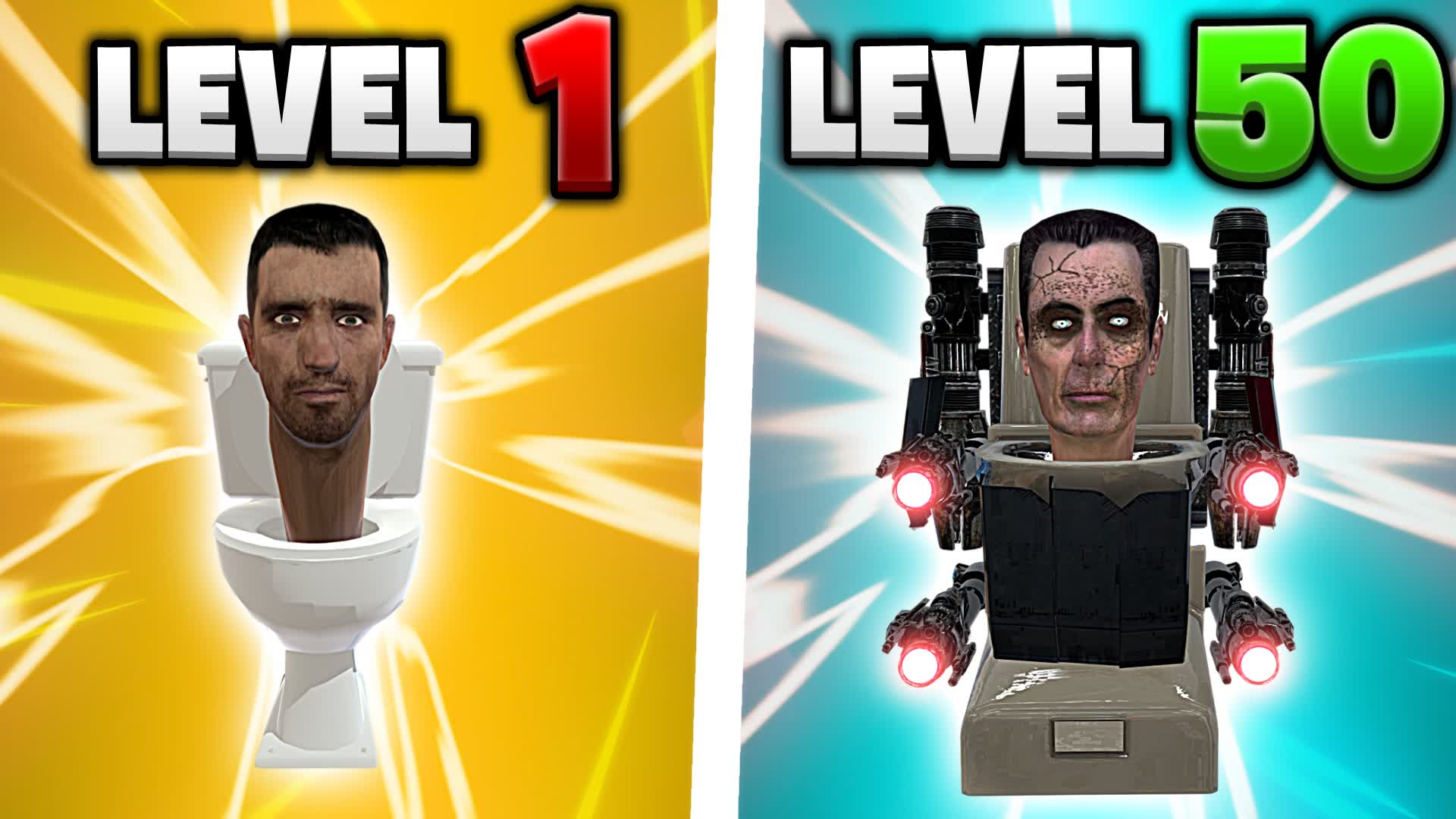 🚽SKIBIDI TOILET GUN GAME⭐