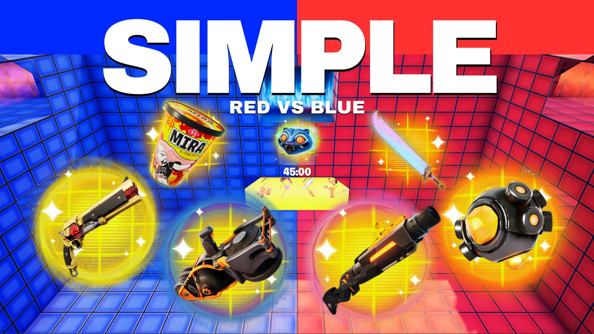 シンプル レッド vs ブルー🔴🔵